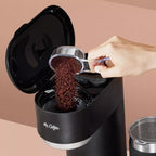 Mr. Coffee 4-in-1 Single-Serve Latte, Iced, and Hot Coffee Maker with Milk Frother and Tumbler Black - Image 6