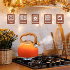 GGC Whistling Tea Kettle for Stove Top, 3.2QT/3L Stainless Steel Tea Kettle - Image 7