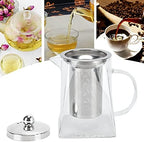 Glass Teapot,Glass Teapot Kettle with Removable Tea Infuser Tea Kettle Stovetop for Loose Leaf,Tea Pot for Stove, - Image 3