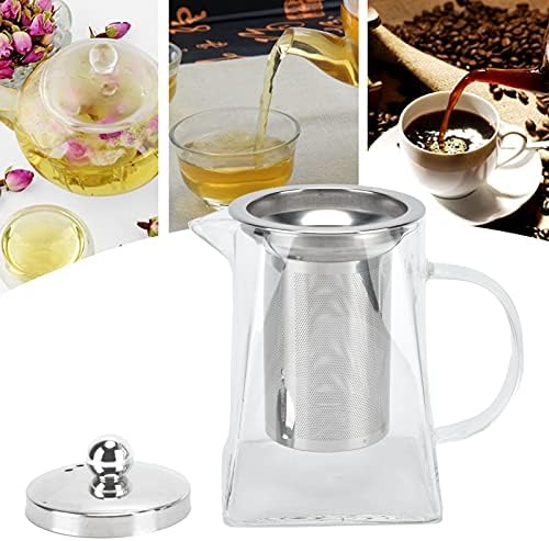 Glass Teapot,Glass Teapot Kettle with Removable Tea Infuser Tea Kettle Stovetop for Loose Leaf,Tea Pot for Stove, - Image 3
