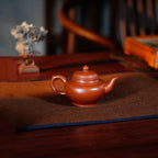 Tea Kettle 110ml Creative Yixing Purple Clay Teapot Handmade Laughing Sakura Pot Raw Ore Zhu Mud Tea Soaking Kettle Zisha Tea Set Tableware Ceramic Tea Infuser - Image 3