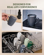 famiware Venus Coffee Mugs Set of 4, 13 oz Ceramic Stoneware Mug Cup Set - Image 5