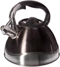 Creative Home Crescendo Whistling Tea Kettle, 3.1-Quart, Metallic Smoke by CreativeHome