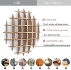 Solid Wood Chinese Tea Cup Holder, Wall Mounted Mug Display Shelf - Image 4