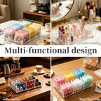 Acrylic Scalloped Edge Tea Bag Organizer Box for Countertop Pantry Coffee - Image 7