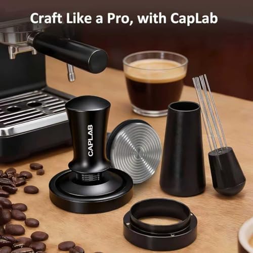 51mm Espresso Accessories Kit, Spring Loaded Calibrated Tamper, WDT Tool, Dosing Funnel Set, Fits Delonghi CASABREWS atatix and other 51mm Portafilters, for a Clean & Tidy Workspace - Image 6