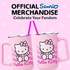 Silver Buffalo Sanrio Hello Kitty Waving, Stainless Steel Tumbler, 40oz - Image 5