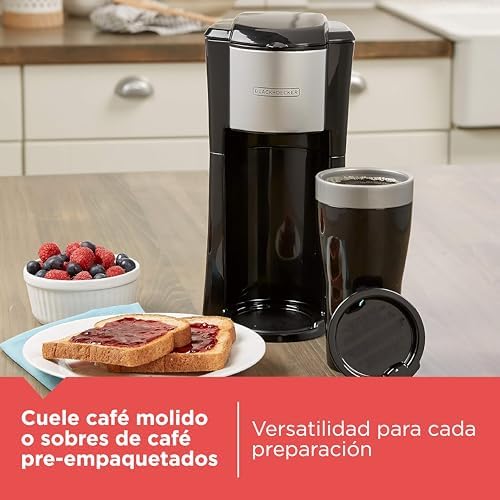 Single Serve Coffeemaker, Black - Image 3