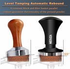 NEOUZA Espresso Tamper V2 50.8mm Dual Calibrated Spring Loaded for Coffee Machine Portafilter, Anti Pressure Deflection, Refined Handle, Stainless Ripple Base - Image 4