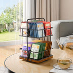 Rotating 2 Tier Tea Bag Organizer, 360° Spinning Teabag Organizer - Image 5