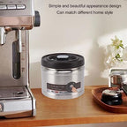 Food Storage Container, Vacuum Sealed Coffee Container, 304 Stainless Steel Coffee Canister, Press Type Airtight Food Storage Container with Lid for Coffee Beans Tea Nuts (1600ML - Image 4
