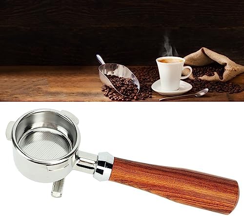 54mm Stainless Steel Bottomless Coffee Portafilter with Filter Basket, Detachable Portafilter Coffee Machine Filter for 870 880 (Type A) - Image 4