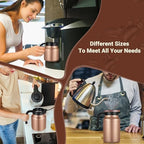 Insulated Coffee Carafe, 51 oz, Keeps Hot for 12H, Copper - Image 5