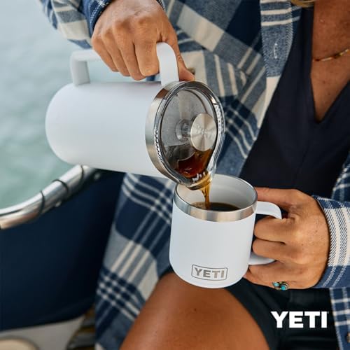 YETI Rambler 10 oz Ceramic Lined Stackable Mug, Vacuum Insulated, Stainless Steel with MagSlider Lid, Seafoam - Image 6