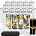Joyclub 20 oz Sublimation Tumbler Blank Bulk 25 Pack sublimation cups With Gift Box by Joyclub