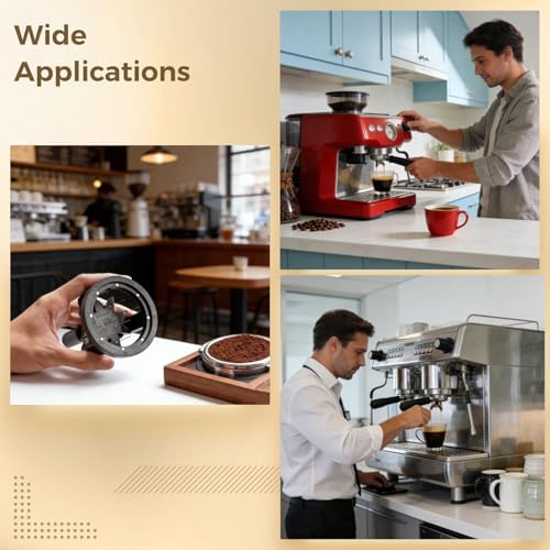 Espresso Distribution Tool, 4.8 in Adjustable WDT Espresso Stirrer, Strong Attachment Force Suction for Even Extraction, Needle Coffee Distributor with Rotating Powder Needle - Image 5