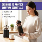 Infinity Jars 1 L Airtight Coffee Canister, UV Glass Coffee Bean Storage - Image 3