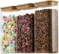 D2scrma 64oz/2Qt Rectangle Glass Storage Containers with Lids 3-Pack by Delicatedtoservicecustomer