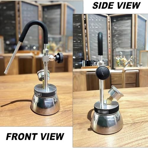 Outdoor Milk Frother with Air Pressure Gauge,3-Hole Steam Nozzle - Image 3