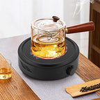 Electric Mini Stove, Portable Hot Plate 700W 110V Electric Stove for Boiling Water, Making Tea and Coffee, 8 * 2.8inch (Black) - Image 7