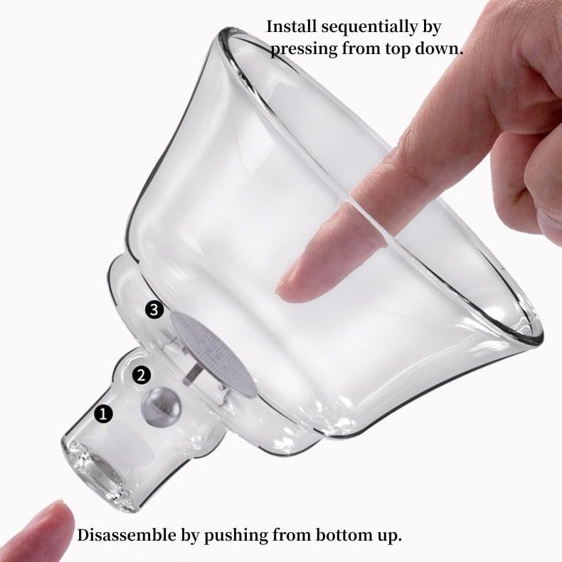 Glass Teapot Set with Infuser Semi Automatic Tea Set Lazy Kungfu Attraction Drip Rotating Magic Teapot Set (Peacock) - Image 6