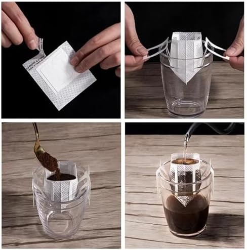 400 Pcs Cup-Friendly Drip Brew Disposable Coffee Filter Paper Bags - Image 4