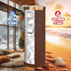 20 oz Skinny Tumblers Bulk with Lids and Straws Brown,4 pack - Image 4