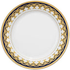 Lorren Home Trends 57-Piece Porcelain Dinnerware Set, Iris, Service for 8 - Image 2