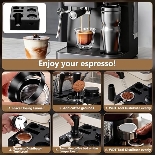 9PCS Espresso Accessories Kit，54mm Coffee Tamper Set Fits Breville - Image 6