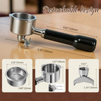 51mm Portafilter Compatible with CASABREWS CM5418 and 3700 Series(Black) - Image 2