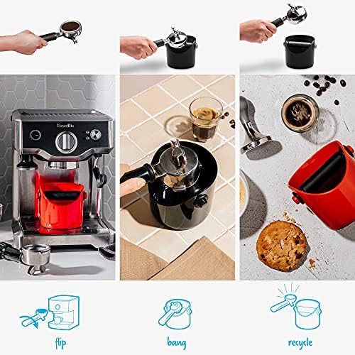 Dreamfarm Big Grindenstèin Sturdy, Compact, Modern Space-Saving Espresso Coffee Grind Knock Box -Black - Image 3