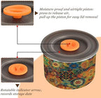 Stainless Steel Coffee Storage Containers with Airtight Lid, Hippy Mandala 17oz Food Storage Container Kitchen Canister for Tea, Coffee Beans, Ground, Sugar Storage - Image 3