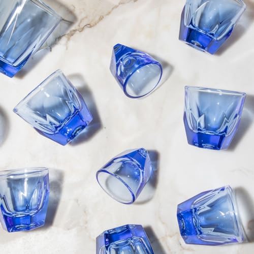 notNeutral Vero Glass Espresso, 3 oz. 4-pack, Ocean Blue - Image 5