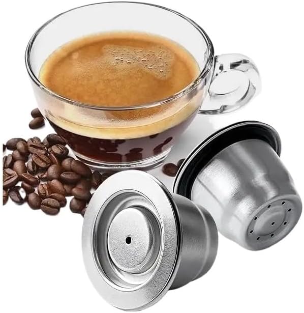 Compatible for Nespresso Reusable Stainless Steel Coffee Capsule Pod - Image 5