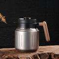 1 Liter Thermal Coffee Carafes For Keeping Hot, Large Stainless Steel Insulated Carafe Double Wall Insulated Coffee Carafe And Beverage Dispenser With Tea Infuser And Strainer(Gray) by Unknown