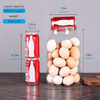 SAIOOL glass jars with wood lid，Simple and modern, make your kitchen more tidy and beautiful. - Image 4
