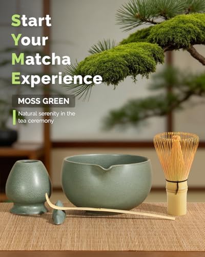 Maestri House Matcha Whisk Set, 7-Piece Kit with Spouted Ceramic Bowl - Image 2