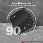 Mini Coffee Scale with Timer, 2kg/0.1g High Precision Scale for Espresso & Pour-Over, Portable Digital Kitchen Scale, 4 Modes & 3 Units, USB Charging, Tempered Glass Platform, Black - Image 4