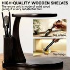 Lazy Gong Fu Tea Set Semi Automatic Magnetic Glass Teapot - Image 5