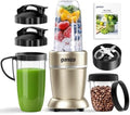 Ganiza Smoothie Blender Max 1300W, Personal Kitchen Blender & Grinder Combo by Ganiza