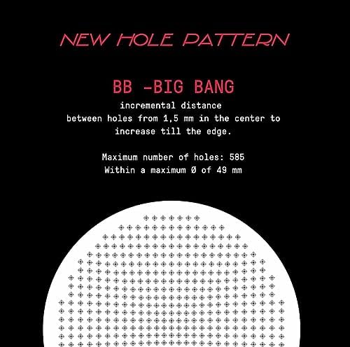 IMS Big Bang Precision Filter Basket made for Breville Sage 54mm bottomless portafilters, double espresso (h25.5) - Image 3