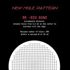IMS Big Bang Precision Filter Basket made for Breville Sage 54mm bottomless portafilters, double espresso (h25.5) - Image 3