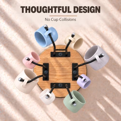 8-Hook 360°Rotating Coffee Cup Holder for Countertop, Mug Tree for Counter - Image 2