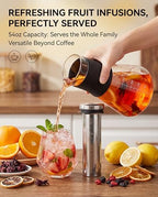 AGOGO 54oz Glass Coffee Maker & Pitcher for Iced Tea & Fruit Infusions - Image 3