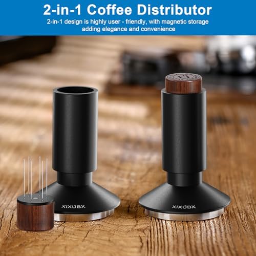 XIXUBX 2-in-1 Espresso Tamper & WDT Tool, 58.35mm Spring Loaded - Image 4