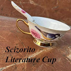 Honorable Coffee Cup Mug, Cappuccino, Tea Cup, with Saucer for Latte, Fine Bone Porcelain, Reactive Glaze, 6.8 Oz-1pcs (Vivid Bird) - Image 2