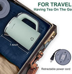 WTJMOV Small Electric Kettle Stainless Steel, 0.8L Portable Tea Kettle Auto Shut-off, Low Power Hot Water Kettle for Camping, Travel, Office and More - Image 2