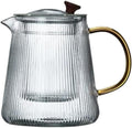 Kettle,Tea Kettle,Stainless Steel Teakettle,Thick Borosilicate Glass Teapot with Removable Infuser,Stovetop Safe Tea Kettle,Blooming and Loose Leaf Tea Kettle - 500ML (Size : 1000ML) by Unknown