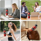 Stainless steel Vacuum Thermoses Bottle With Tea Infuser & Cup,Double Layer Insulated Coffee Bottles for Hot and Cold Drink Water Flask (Red, 1680ML) - Image 7