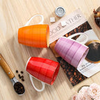 vancasso Bonita Set of 6 Stoneware Tea Coffee Cups 480 ml, Cold Colour Mug Set – Microwave Safe, Dishwasher, Multi-Coloured - Image 5